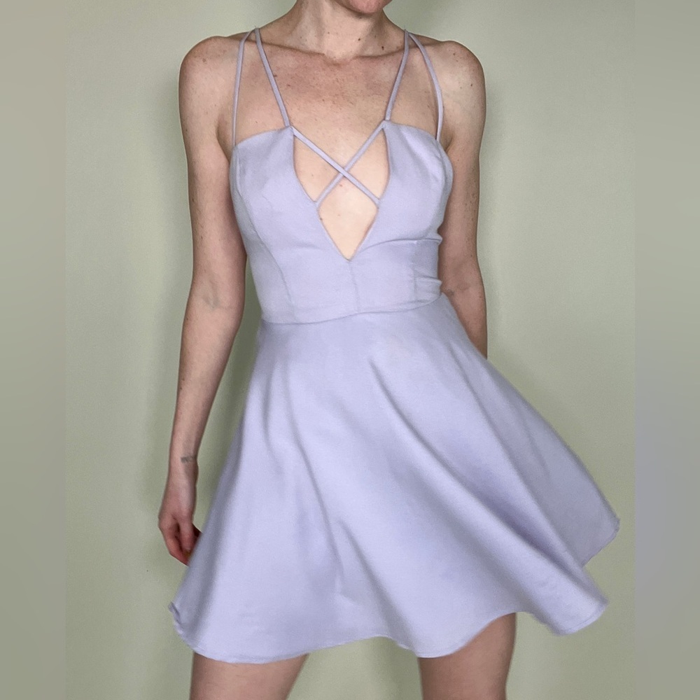 Pastel Purple Toni Mini Dress